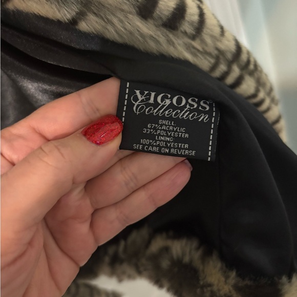 EUC Womens Faux Fur Evening Jacket XS Cheetah Old Money Upper Class Animal Print - Picture 8 of 12